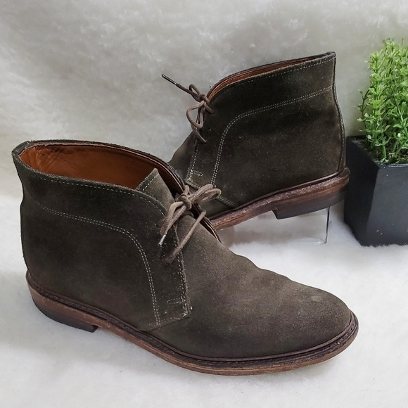 Suede Leather Laceup Chukka Boots Men 